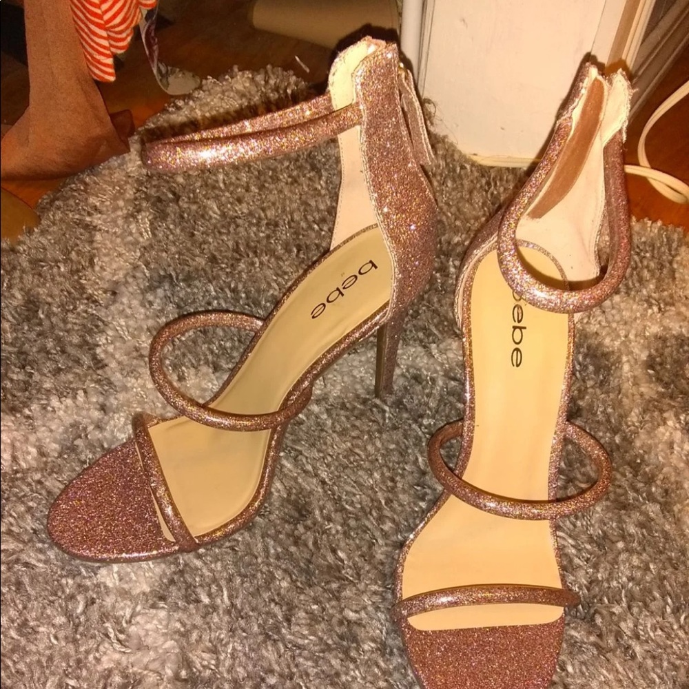 Bebe sparkly heels
